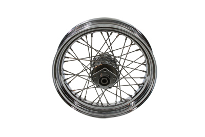 16 x 3 in. Chrome Rear Spoked Wheel for 1986-99 Big Twins & XL