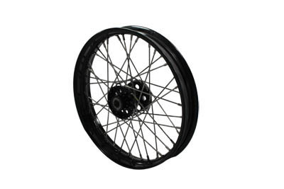 18" x 2.15" Black Replica Front or Rear Spoke Wheel