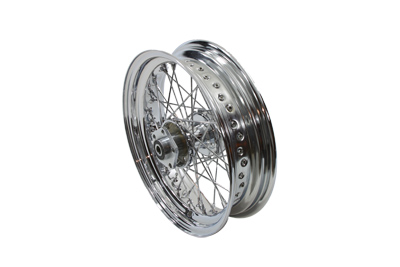 16 x 3 in. Chrome Rear Spoked Wheel for 1986-99 Big Twins & XL