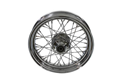 16 x 3 in. Chrome Front 40 Spoke Wheel for FLSTS 2000-UP Harley