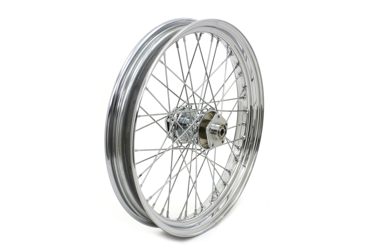 23" x 3" FL 1973-1984 Chrome Front Spoke Wheel