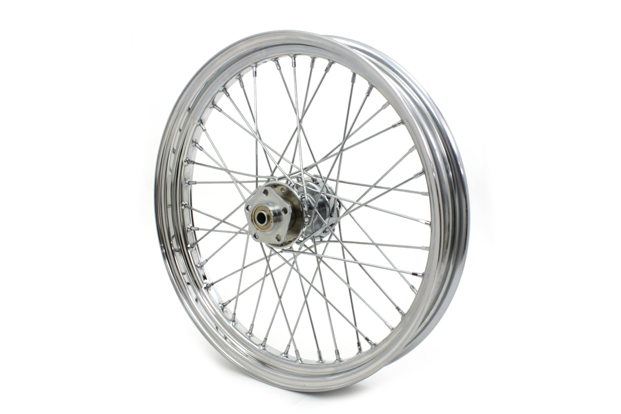 23" x 3" FL 1973-1984 Chrome Front Spoke Wheel