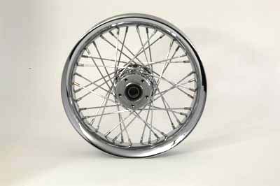 16 x 3 in. Chrome Rear Spoked Wheel for FLT 2002-07 Harley