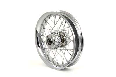16 x 3 in. Chrome Rear Spoked Wheel for FLT 2002-07 Harley