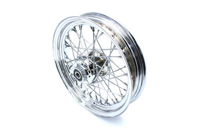 16" x 3" Replica Front 40 Spoke Wheel for FLSTF & FLST 2000-2006
