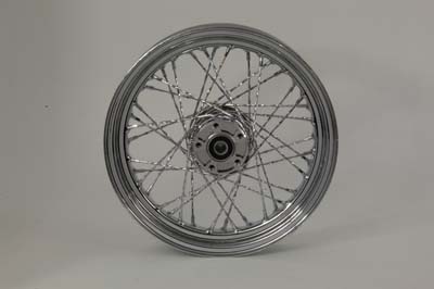 16" x 3" Front 40 Spoke Wheel for FLST 7 FLSTF 2000-2006