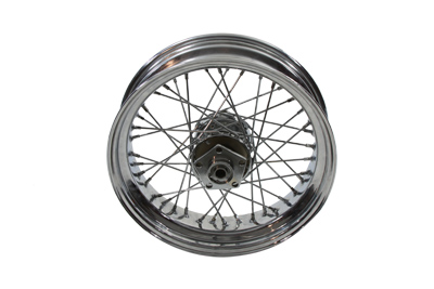 16 x 4.5 in. Chrome Rear Spoked Wheel for FXD 1991-96 Harley