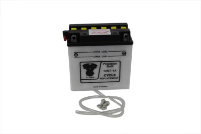 Battery 12 Volt Kick Start 12N7-4A for 1970-1978 Harley FX & XLCH