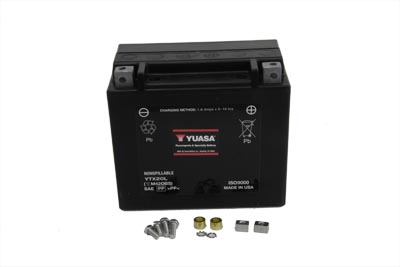 Yuasa 12 Volt Battery for 1997-up Harley Big Twin & XL Sportster