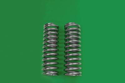 Chrome 11-1/2 in. Shock Spring Set for 1973-84 FX-FL Harley Big Twin