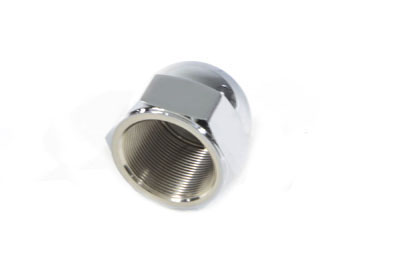 Chrome Acorn Nut 1" X 24 Tooth without Shoulder