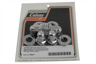Top Motor Mount Acorn Bolts & Washers for 1936-1984 Big Twins