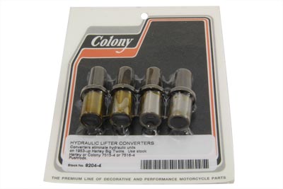 Solid Tappet Adapter Kit 4 PC for 1953-1984 Big Twins