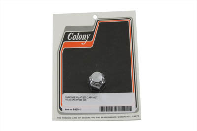 Chrome Cap Nut, 5/16"-18 Coarse Thread