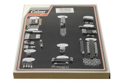 Chrome FXST 1987-88 Softail Standard Engine Dress Up Cap Kit