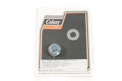 Oil Pump Relief Valve Plug for Harley FL & FX 1968-1980 Big Twins