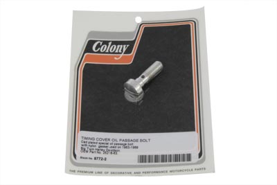 Oil Passage Bolt Cadmium for FL 1963-1965 Big Twins
