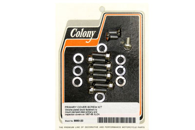 Stock Primary Screw Kit for Harley XLCH 1964-1969 Sportsters