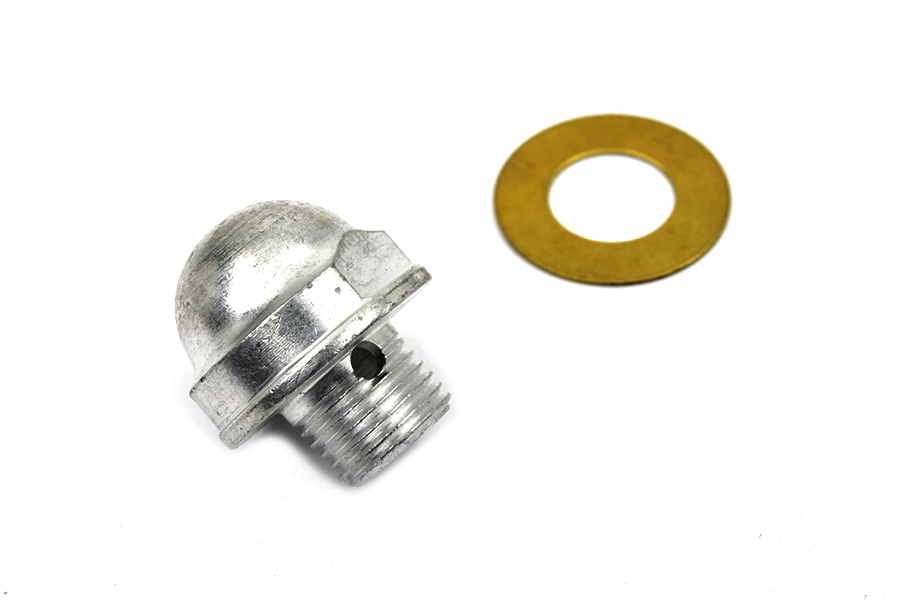 Oil Pump Relief Valve Plug Cadmium for Harley FL 1954-1967