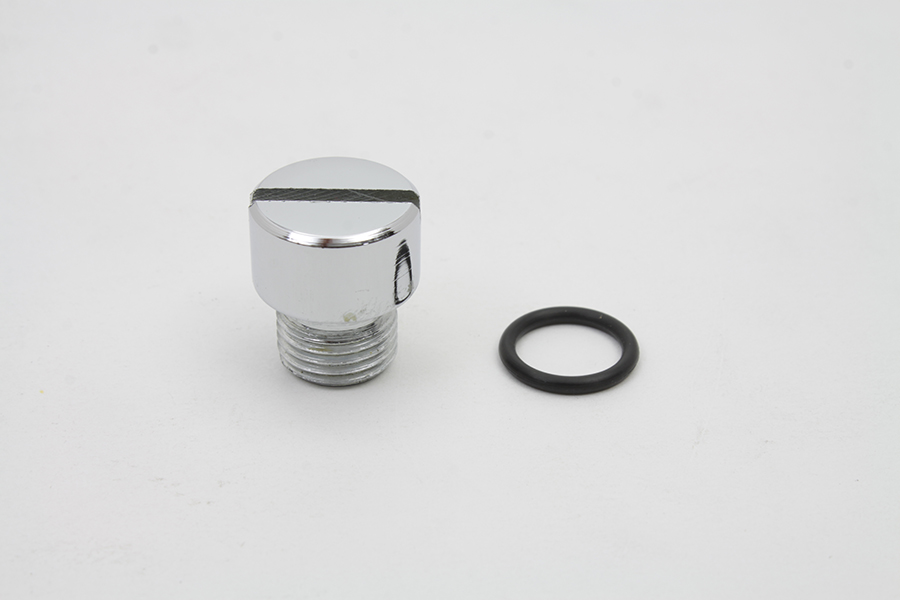 Tappet Oil Screen Plug Chrome for 1981-98 Big Twins