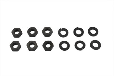 Oil Pump Nut Set Parkerized for Harley FL & UL 1937-1948