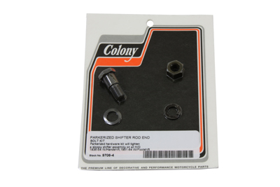 Shifter Rod End Bolt Kit Parkerized for 1936-84 EL, FL & UL
