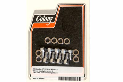 Primary Cover Screw Kit Allen Type for XLCH 1957-1969 Sportsters