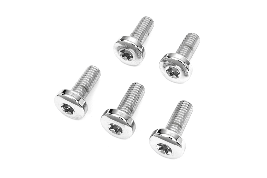 Rear Disc Bolts Chrome for Harley 1992-UP Big Twins & Sportsters