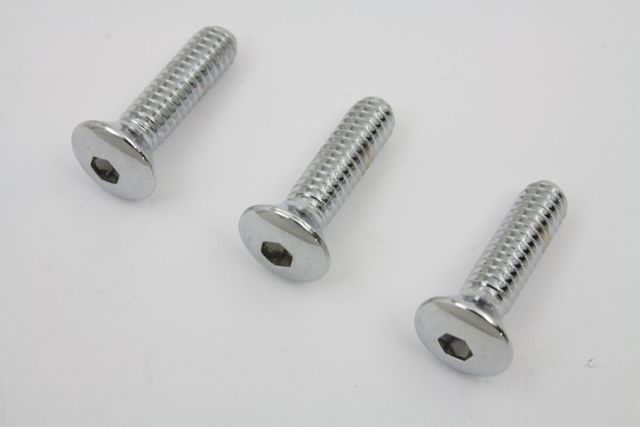Chrome Air Cleaner Mount Screws for S&S Covers
